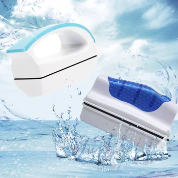 

New Design Magnetic Aquarium Fish Tank Glass Algae Scraper Cleaner Magnetic Brush Aquarium Tank Fish Tools Floating Brush