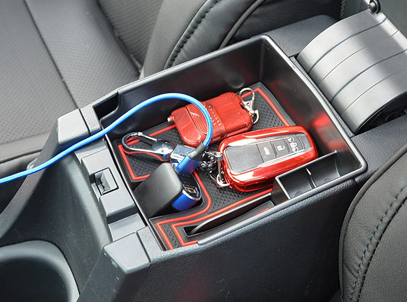 Для Toyota Corolla E210 пластиковый внутренний центральный подлокотник коробка для хранения держатель Органайзер чехол для стайлинга автомобилей