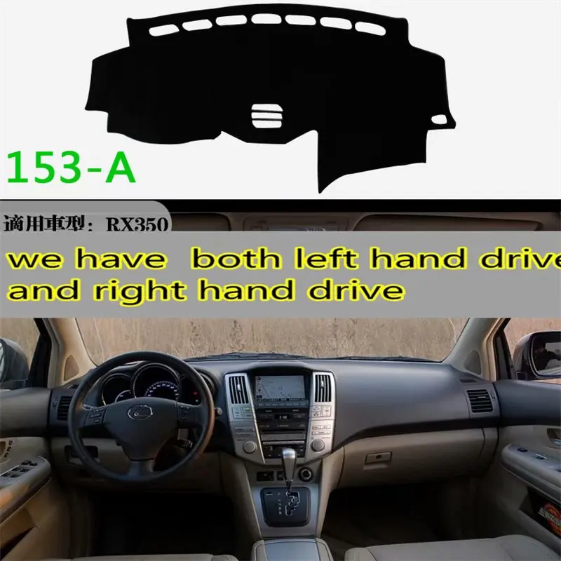Для Lexus Rx350 Rx270 Rx300 Rx400 Rx450 2004 2005 2006 2007 Dashmat аксессуары для стайлинга автомобилей крышка приборной панели Автомобильный Ковер тире коврик