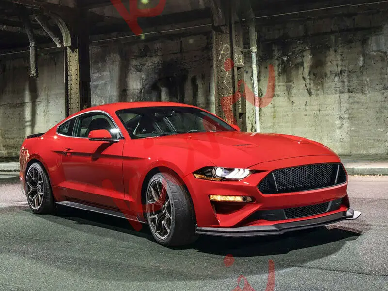 Для Ford Mustang- высокое качество правая боковая фара крышка прозрачный пк с клеем 1 шт