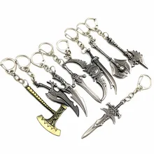 Онлайн игры, связанные продукты World of Warcraft мини-панель оружия модель 6 см брелок сплав кулон внешней торговли горячие продажи