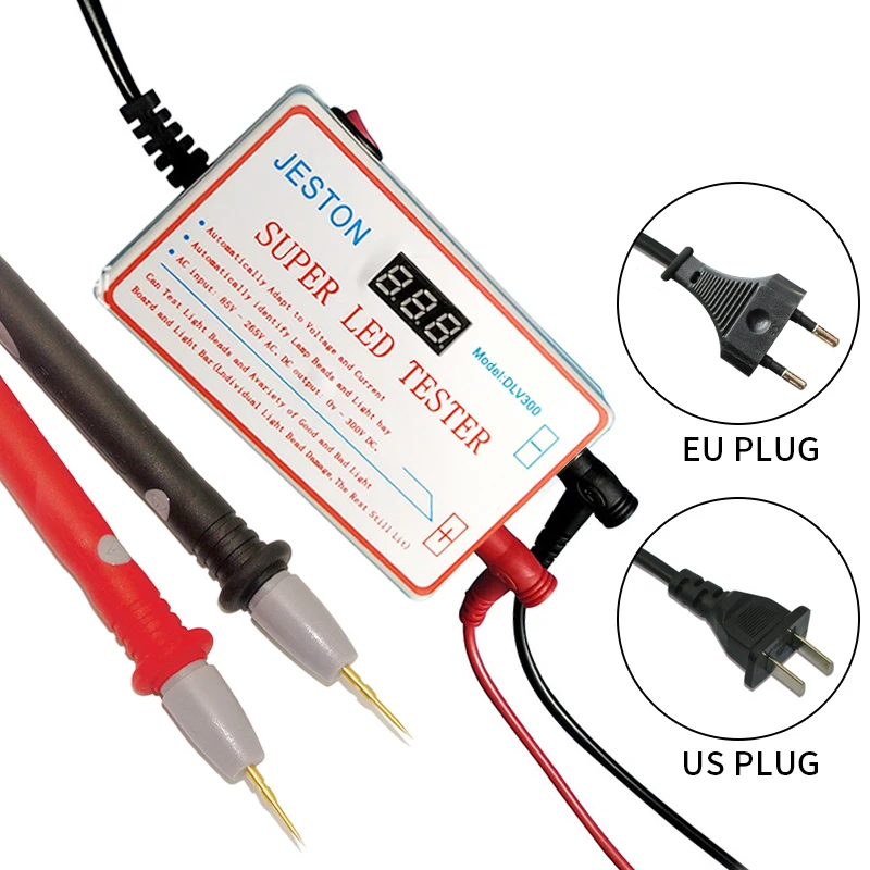 

LED Lamp and TV Backlight Tester Multipurpose LED Strips Beads Test Tool Measurement Instruments NEW LED Tester 0-300V Output