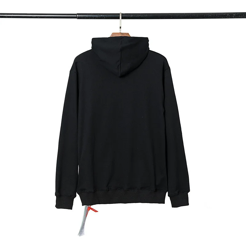 19SS OFF-WHITE OW Осень-Зима Новая высококачественная мужская толстовка с принтом вулканического извержения