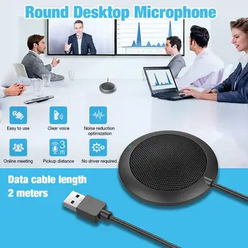 

USB Microphone Condenser Recording Microphone Omnidirectional For PC Notebook Desktop Streaming Voice Podcasting For Youtube