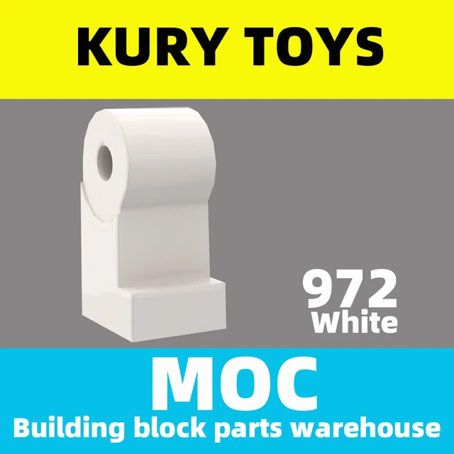 Kury Toys DIY MOC For 972 Building block parts For Body Part Leg, Left 1