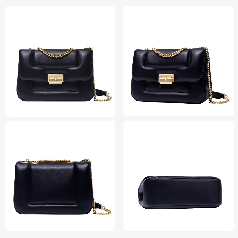 LA FESTIN Luxury Original New Fashion All-match Shoulder Crossbody Niche Female Underarm Chain Cloud Small Square Bags Tide