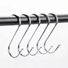 10pcs S Shaped Hooks Clasp Stainless Steel Railing S Hanging Storage Hook for Home Kitchen Bathroom Organizer Holder Tools ► Photo 2/6