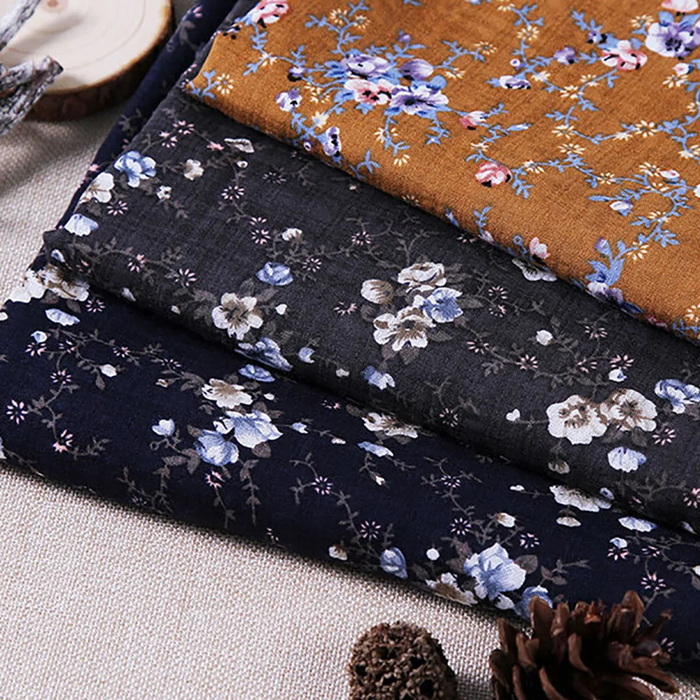 Lychee Life 50x140 см Ткань с цветочным принтом модные красочные ткани Ручное шитье для поделок одежда поставки украшения