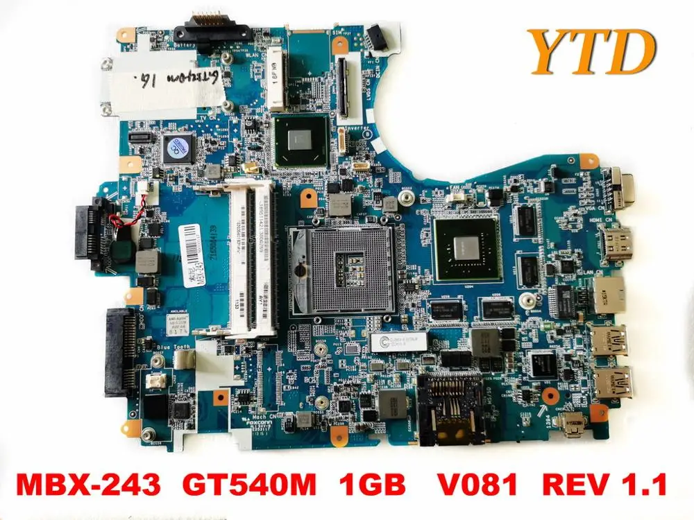 Оригинальный беспроводной контроллер для SONY MBX-243 Материнская плата ноутбука GT540M