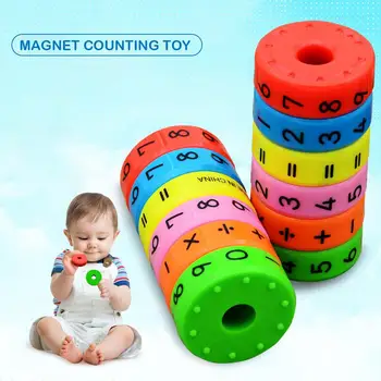 

Magnet Counting Mathematics Intelligence Game Learning Device The Four Arithmetic Child Kids Baby Gift Education Toy