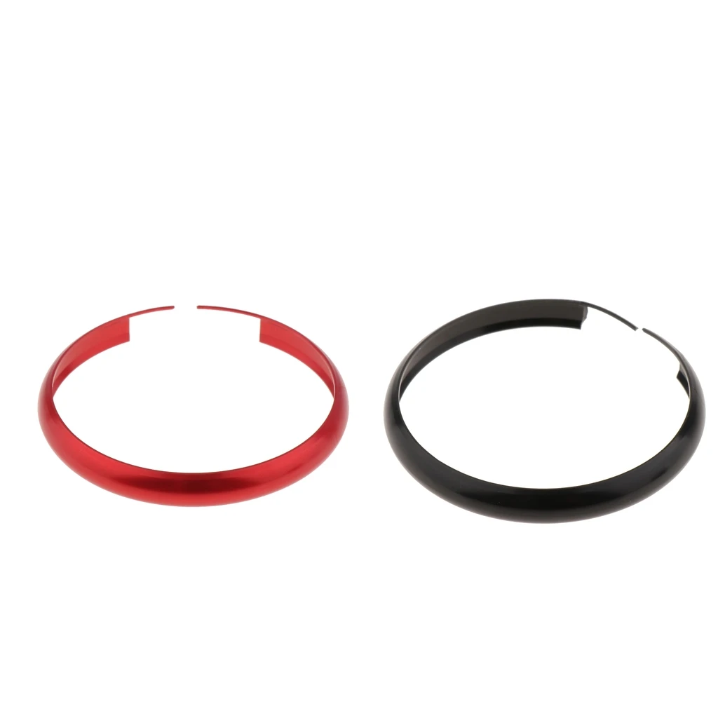 Aluminum Key Ring Trim Chain For Mini Cooper Clubman Countryman Black+Red