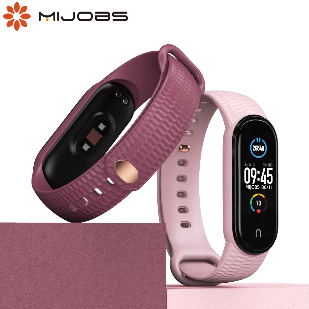 Ремешок силиконовый для Mi Band 6 браслет Xiaomi 5 Amazfit полупрозрачный | Электроника