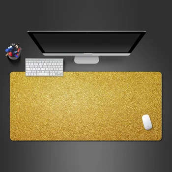 

Abrasive Yellow Mouse Pad High Quality Rubber Washable PC Game Mousepad Computer Game Accessories Mouse Mat Of XL Desk Mats