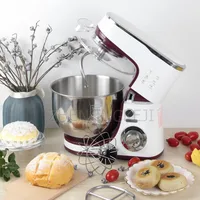 1300W/5L Stand Mixer Stainless Steel Bowl Cake Kitchen Food Blender Cream Egg Whisk Cake Dough Kneader Bread Maker 6-speed 1