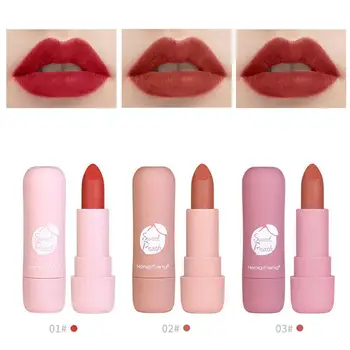 

3pcs Lipstick Waterproof Lip Stick Sexy Red Lip Tint Matte Up Make Gift Makeup Lipstick Lipstick Beauty Set Pigments E6Q2
