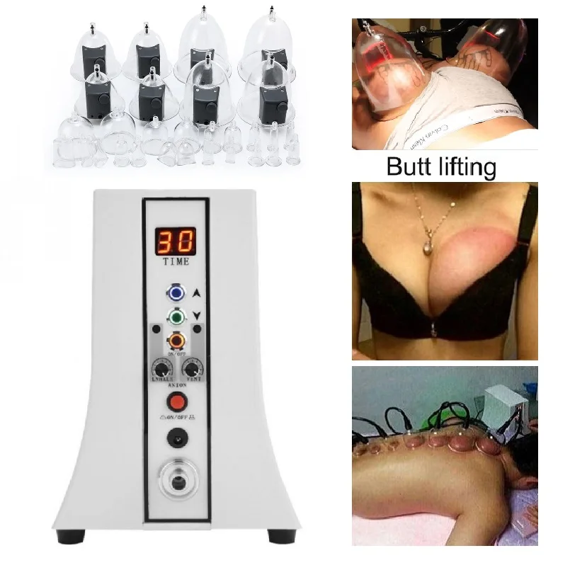 Vacuum Pump Increase Breast Enhancer Electric Enlargement Therapy Massager Machine +3pcs Metal Rollers | Красота и здоровье