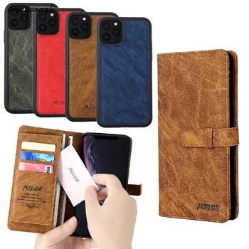 

Wallet case for iphone 6 7 8 x xr xs max 11 11 pro 11 pro max case for iphone 6 7 8 plus Business shatter-resistant mobile case