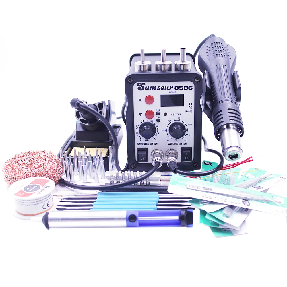Паяльная станция SMD 2 в 1 220 В/110 В 700 Вт|soldering iron|gun soldering irongun |