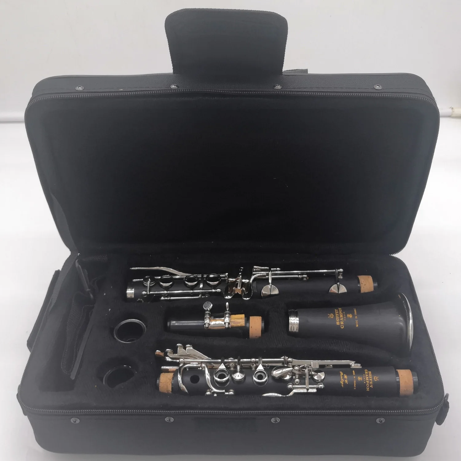 Ebony Blackwood Clarinet RC PRESTIGE Professional Bb Clarinets Bakelite 17 Keys Mouthpiece Reeds