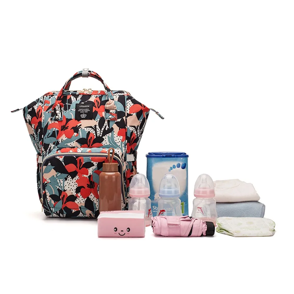 Large Capacity Baby Diaper Bag Mommy Stroller Bags Waterproof Nappy Bag Kits Mummy Maternity Travel Backpack Nursing Handbag