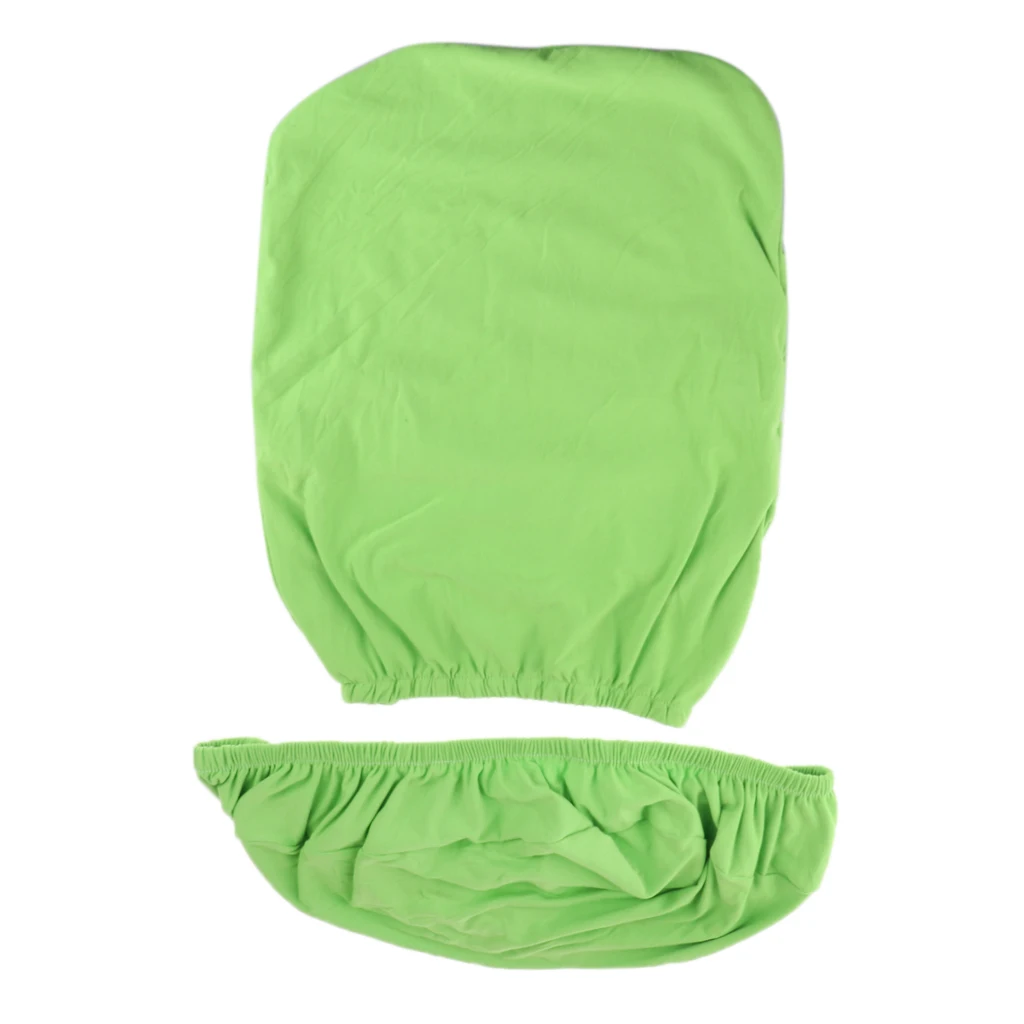 

Soft Stretch Office Desk Chair Cover Solid Color Computer Chair Slipcover