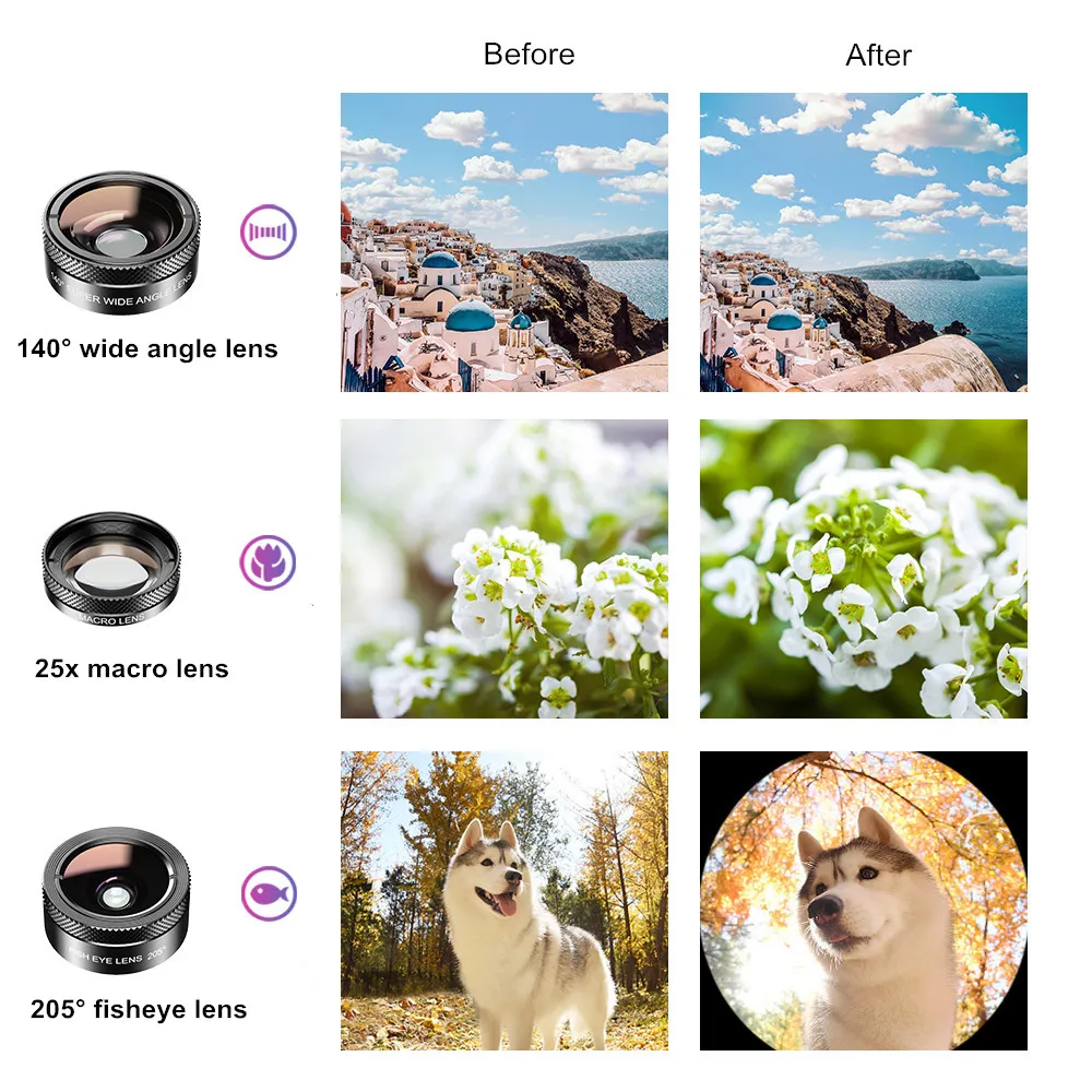 telephoto lens for android phone APEXEL 11 in 1 Phone camera Lens Kit fisheye wide lens Full Colorgrad Filter CPL ND Star Filter for iPhone Xiaomi all Smartphone wide angle lens for phone