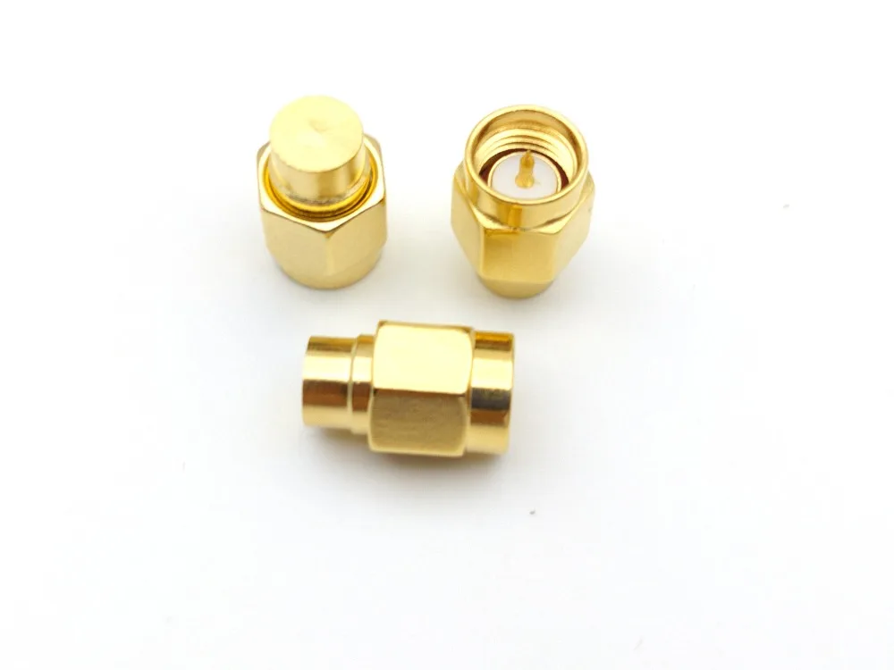 1000pcs brass SMA 50 OHM Coaxial Termination LOADS SMA male ADAPTER connector New