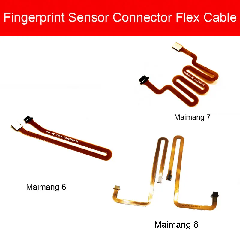 

FingerPrint Sensor Connector Flex Cable For Huawei Maimang 6 7 8 Fingerprint Reader Touch ID Flex Ribbon Repair Parts