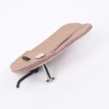 

Target Archery finger guard For Hunting Shooting Soft Brown Hand Cow Leather Protector For Recurve Safe