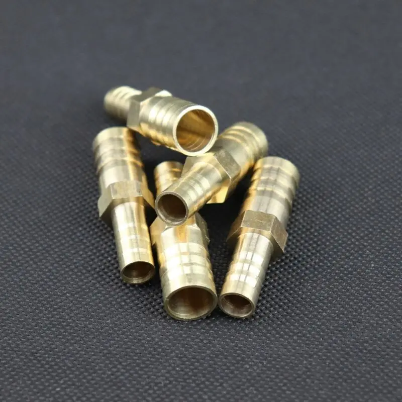 5/1" до 1/2" шланг Барб Mender Splicer латунный фитинг воздушный газовый редуктор давления