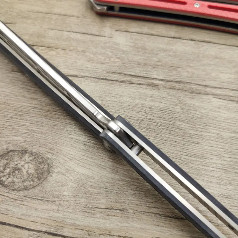 G10 игровой складной нож с ручкой, Бабочка, складной нож с бабочкой, тупой инструмент, шарикоподшипник, 9 отверстий, светильник, нож для тренировки веса