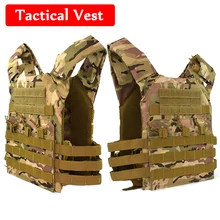 JPC Военная уличная CS игра страйкбол Пейнтбол бронежилет тактический снаряжение военный армейский боевой жилет Molle Plate Carrier жилет