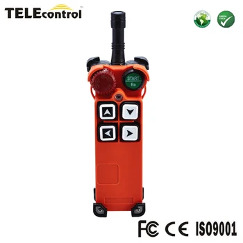telecontrol F21-4S 4 single speed pushbuttons cordless industrial electric hoist crane radio remote control switch transmitter