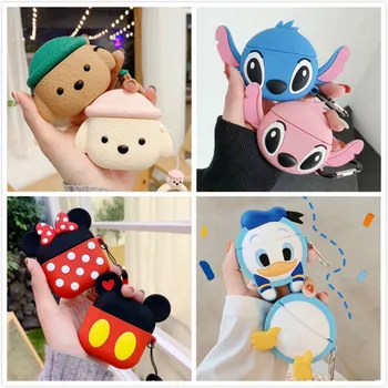 

Headphone Case For Huawei Freebuds 3 Case Cute Cartoon Silicone 3D Earphone Cover For Huawei Freebuds 3 Pro Case with keychain