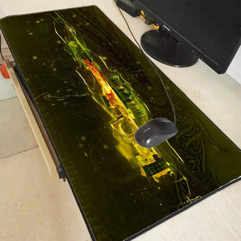 Mairuige Cs Go Dragon Lore Super Large Size Mouse Pad Rubber Material Waterproof Desk Gaming Mousep