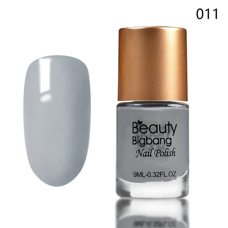 BeautyBigBang черный белый цвет лак для ногтей 9 мл сладкий розовый цвет голографический лак для ногтей Быстросохнущий лак для ногтей nagellak