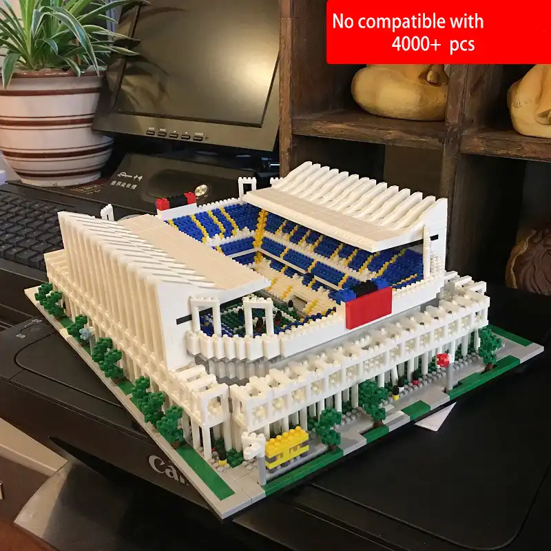 Diamond mini blocks football soccer Club field stadium model building