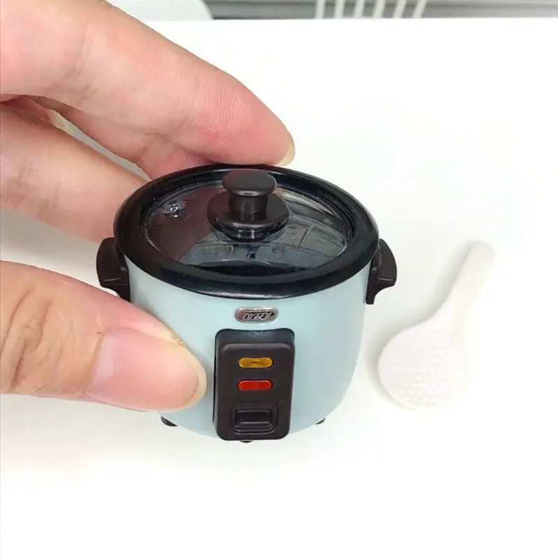1 Set NEW 1/12 Scale Miniature Juicer Mini Rice Cooker Kitchenware for Blyth OB11 BJD Doll House Play Toys Accessories
