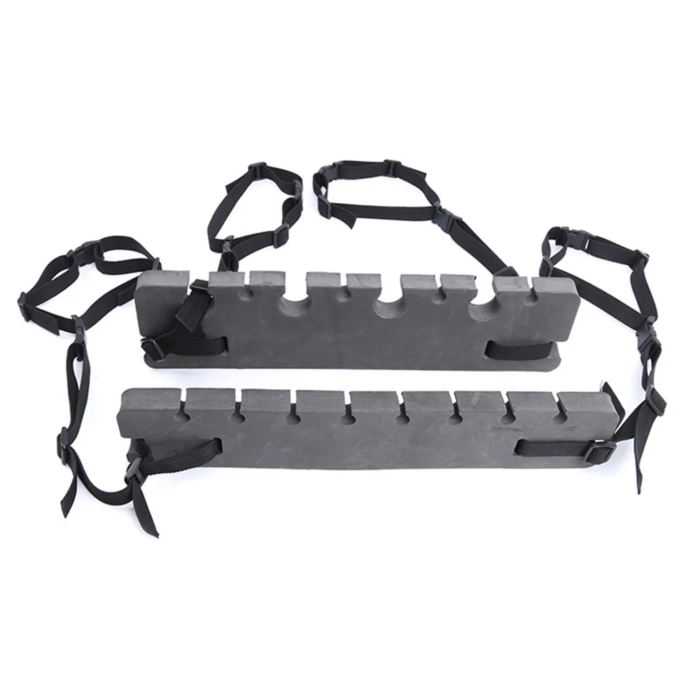 

2pcs/ Set Horizontal Portable Car Mounted Space Saving Adjustable Holder Outdoor Practical Universal Sport Fishing Rod Rack