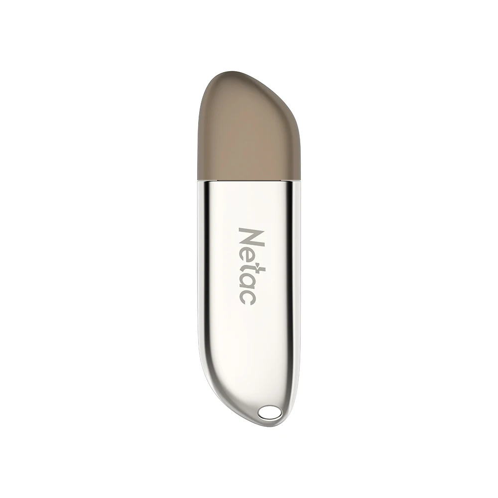 Металлический флэш-диск Netac U352 USB3.0, 16 ГБ, 32 ГБ, 64 ГБ, 128 ГБ, USB3.0, светильник из цинкового сплава, тонкий флеш-накопитель, зашифрованная ручка - Цвет: Белый