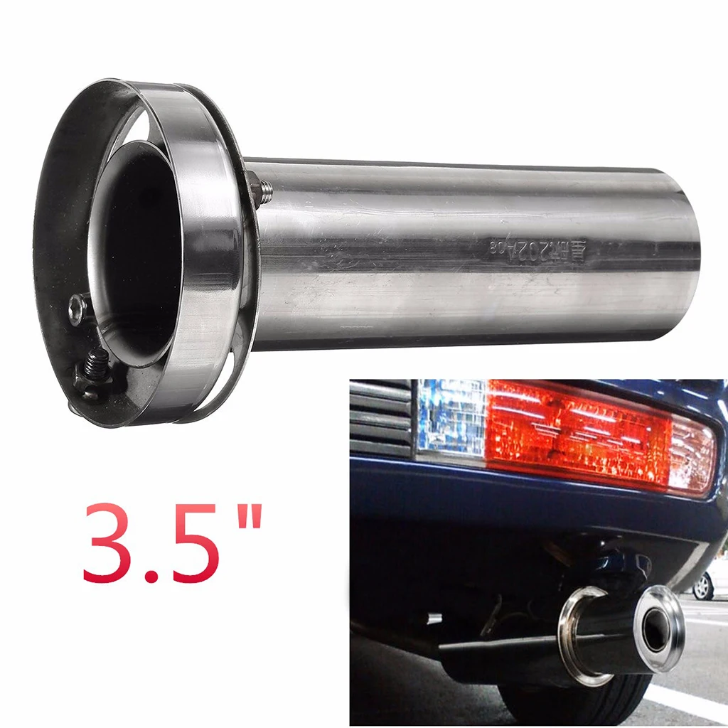 Universal Adjustable Sound Silencer (for 3.5 inch/4 inch/ 4.5 inc  Round Tip Mufflers)
