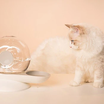 

Snails Bubble Automatic Cat Water Bowl Fountain for Pets Water Dispenser Large Drinking Bowl Cat Drink No Electricity