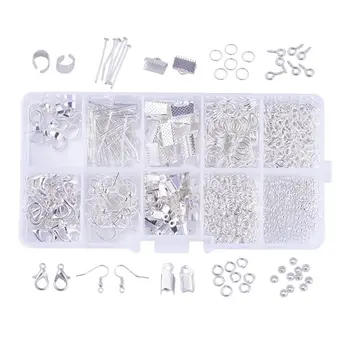 

10 Grids Metal Jewelry Making supplies Kit DIY Necklace Materials Repair Tool XXFD