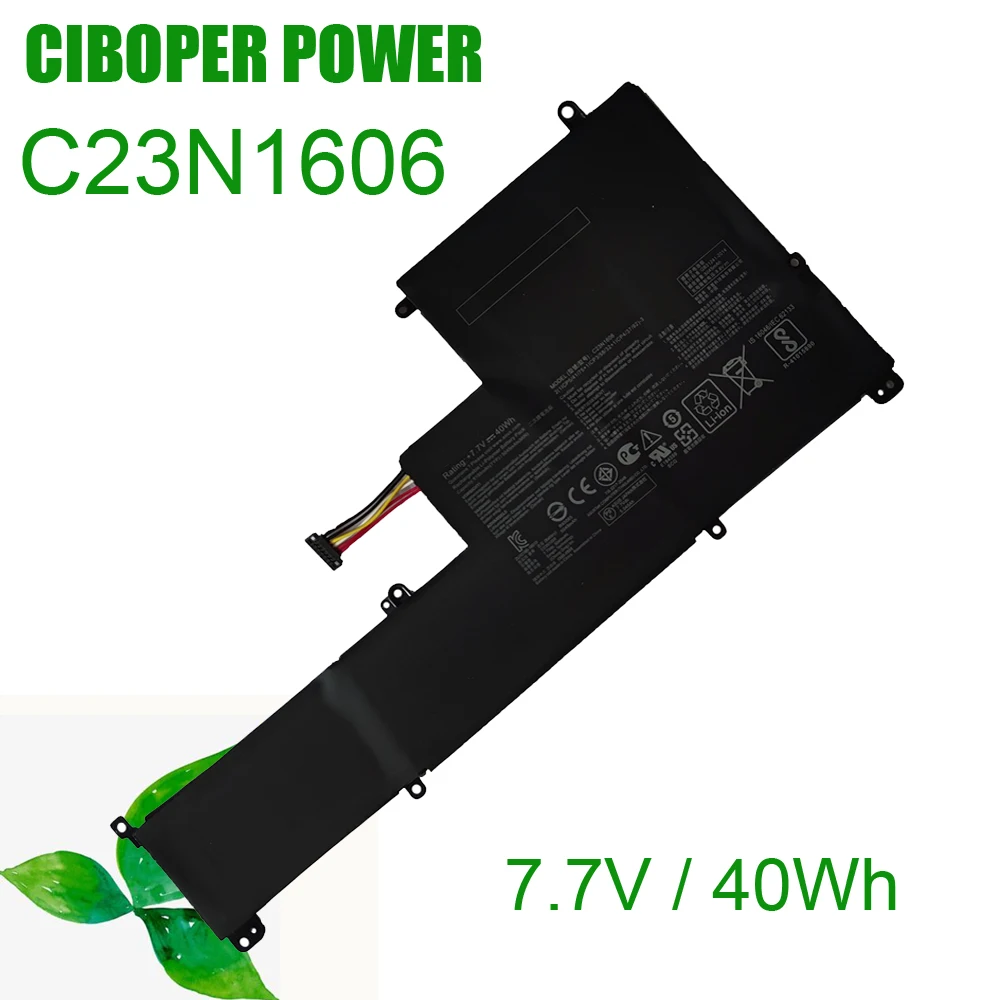 

Laptop Battery C23N1606 40Wh For Zenbook 3 UX390 series Notebook UX390UA-GS041T UX390UA-1C UX390UAK UX390UA-1A UX390UA1A C23PQCH