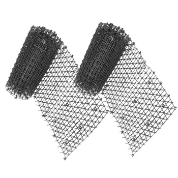 

2 Pcs Flowerpot Anti-cat Plastic Stab Mat Creative Garden Cat Driving Cushion Car Stab Pad for Indoor Balcony Garden (Size S)