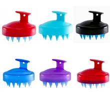 

iKeRiShair Silicone Head Body Scalp Massage Brush Care Tool Comb Shampoo Hair Washing Comb Shower Brush Bath Spa Slimming
