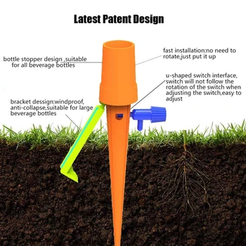 

Flower Dripping Device Irrigation System Plant Stakes Small Greenhouse Watering for Household Garden Grass Supply