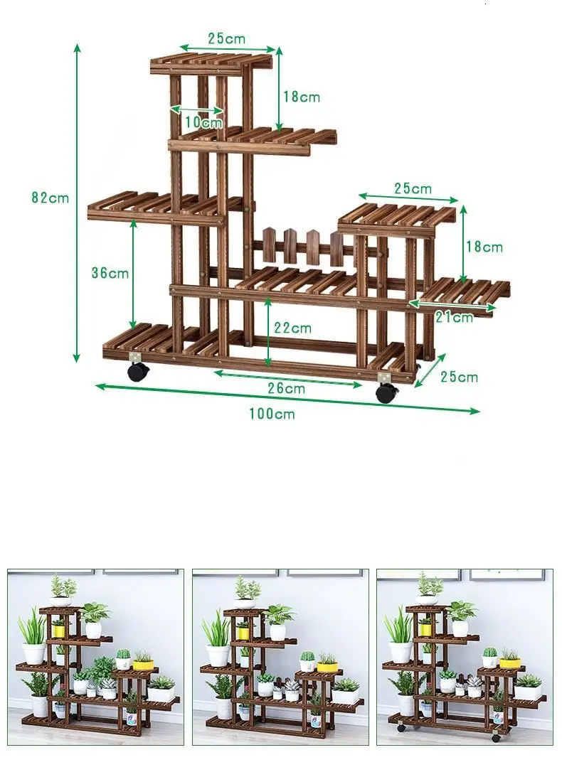 Escalera Decorativa Madera Etagere Pour Plante деревянный стол плантенреккен открытый Dekoration завод стеллаж балкон полка цветок стенд