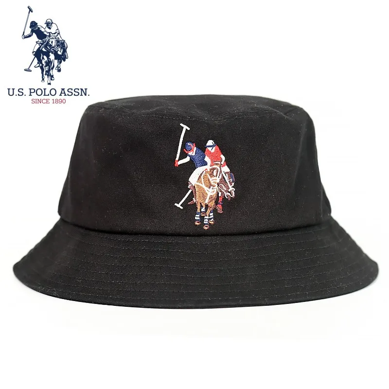Couple Fisherman Hat Cotton Black White 