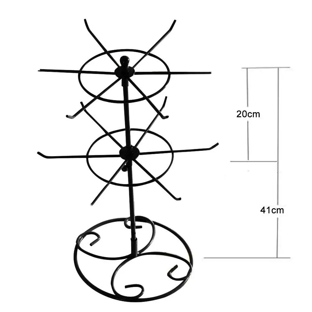 50% New Arrival !!! 2-Tier Rotary Jewelry Stand Rack Earrings Necklace Ring Display Organizer Holder 50% new arrival 2 tier rotary jewelry stand rack earrings necklace ring display organizer holder